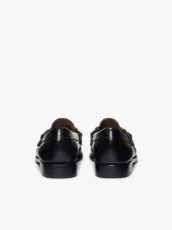 Weejuns Tetra Tassel Loafers Black Leather