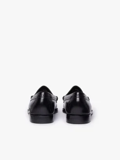 Weejuns Venetian Brogue Loafers Black Leather