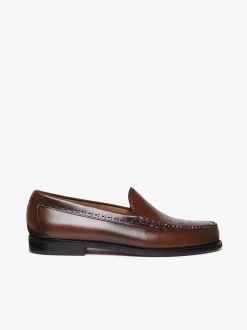 Weejuns Venetian Brogue Loafers Mid brown leather