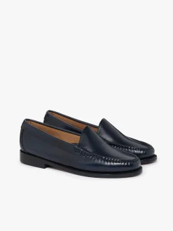 Weejuns Venetian Loafers Navy Leather
