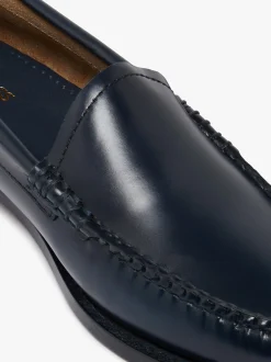 Weejuns Venetian Loafers Navy Leather