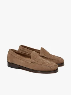 Weejuns Venetian Weave Loafers Earth suede with leather sole