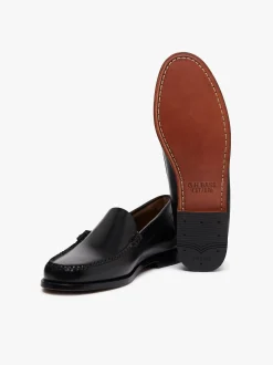 Weejuns Whitney Venetian Loafers Black Leather