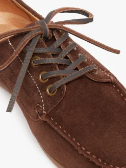 Wilton Driver 4-Eye Lace up Dark brown